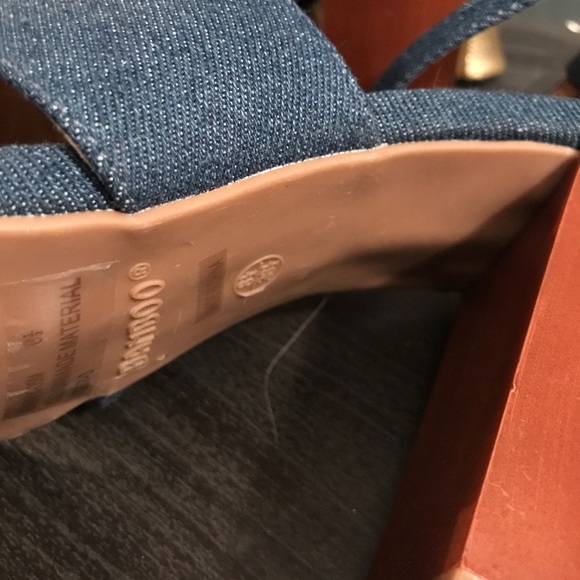 Denim chunk heels - Picture 2 of 3